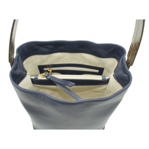 Bolso Hobo con Asa Combinada Grabado Coco - Imagen 4