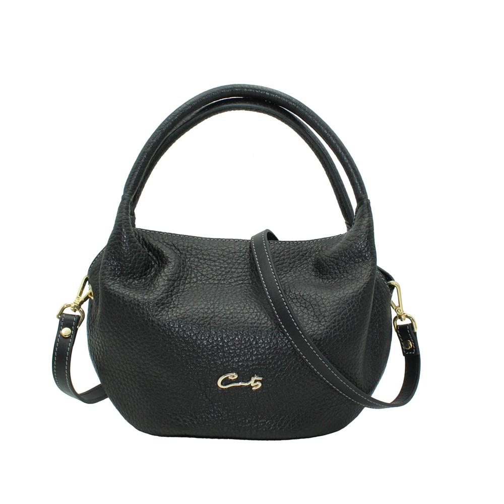 ▷ Bolso en Piel Burbuja con Dos Asas Bolsos Cats - Main Image