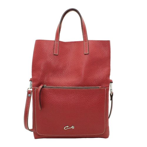 Bolso De Mano o Bandolera con Dos Posiciones - Cereza