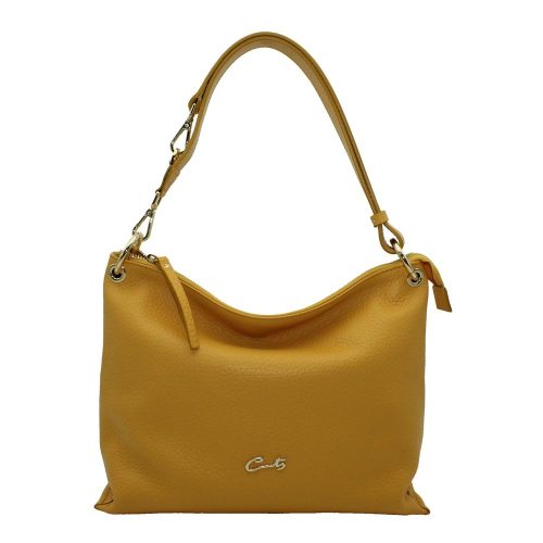 Bolso Hobo Asa con Dos Posiciones - Mostaza