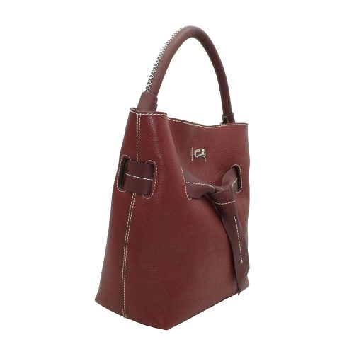 Alternative view of Bolso Hobo de Piel Granulada para Mujer