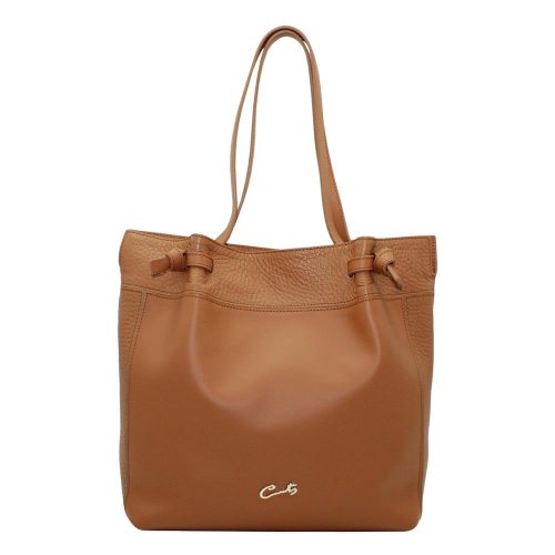 Bolso Shopping en Piel Burbuja Combi - Cuero