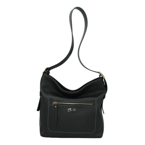 Bolso Tote con Asa Larga - Negro