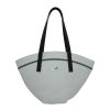 Bolso Shopping con Costuras Zigzag