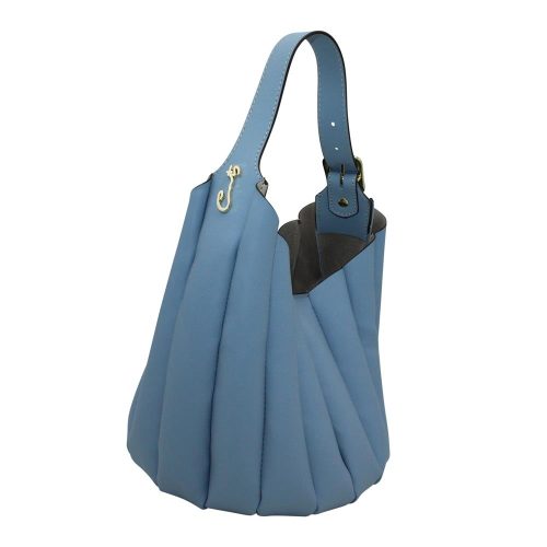 Alternative view of Bolso Mano Piel Pliegues