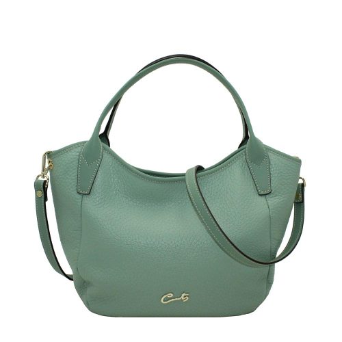 Bolso en Piel Burbuja con Dos Asas de Mano