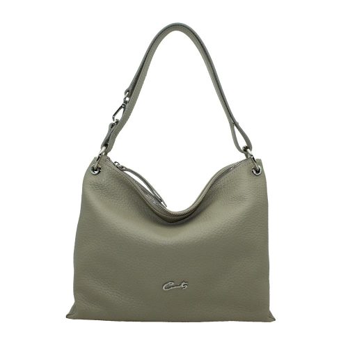 Bolso Hobo Asa con Dos Posiciones - Topo
