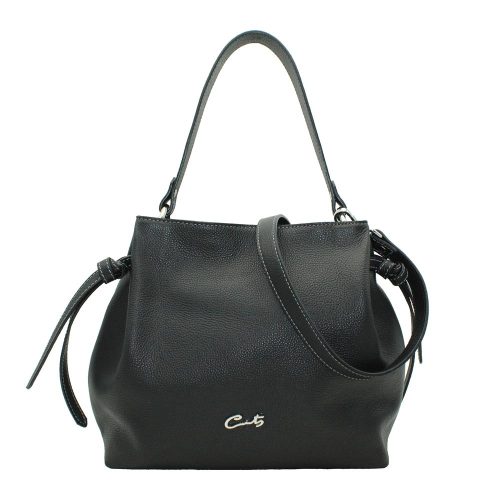 Bolso Tote con Asa Corta Tiras Piel y Bandolera