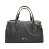 Bolso Bowling de Piel con Bandolera