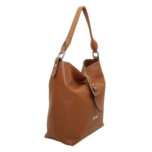 Alternative view of Bolso Hobo con Hebilla forrada en Piel